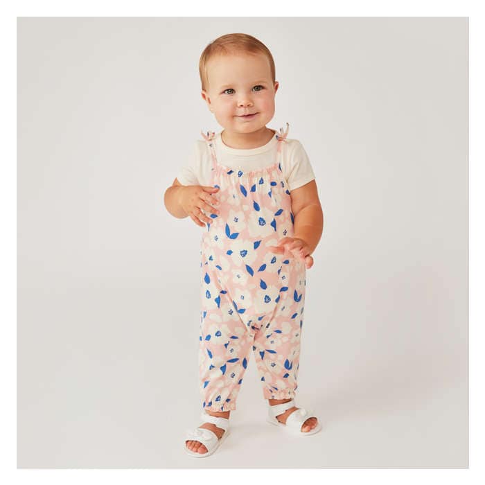 Baby Girls' 2-Piece Knit Romper Set